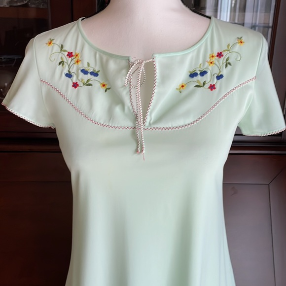 Lorraine 70’s Vintage Nightgown Robe Set XS - Picture 3 of 16